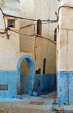 Morocco, Oudaïa, Rabat-Salé-Zemmour-Zaër, blue, door, Kasbah des Oudaias, wall, Rabat, Marokko, Rabat-Sale-Zemmour-Zaer