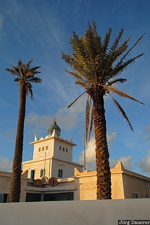 Sidi Ifni Lighthouse Morocco, Sidi Ifni, Souss-Massa-Drâa, blue sky, clouds, evening light, lighthouse, Marokko