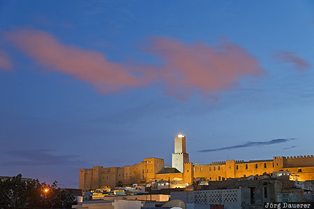 Gouvernorat Sousse, Sousse, TUN, Tunisia, blue hour, museum, sunset