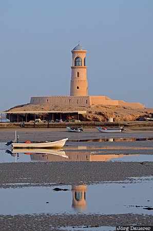 Ayjah, Ash Sharqiyah, Ayjah Bay, Ayjah Lighthouse, blue sky, calm, Lighthouse