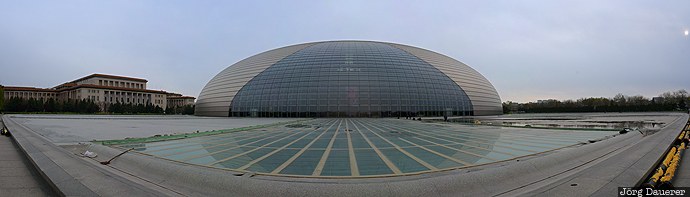 National Centre for the Performing Arts Beijing, China, CHN, People's Republic of China, evening light, National Centre for the Performing Arts, NCPA