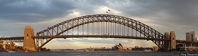 Australia, New South Wales, Sydney, bridge, opera, panorama, Australien, Down Under, NSW