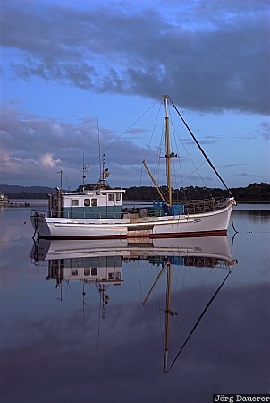 Boat Australia, Tasmania, Strahan, southern ocean, sea, sky, clouds, Australien, Down Under, Tasmanien