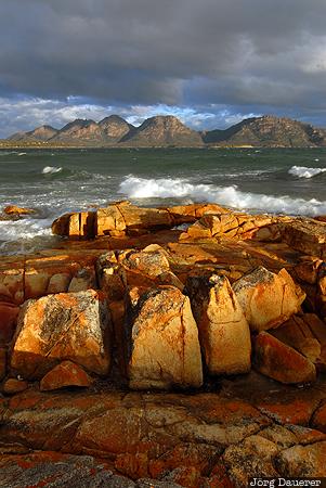 The Hazards coast, tasman sea, sea, rocks, rock, evening light, The Hazards, Australia, Tasmania, Australien, Down Under, Tasmanien