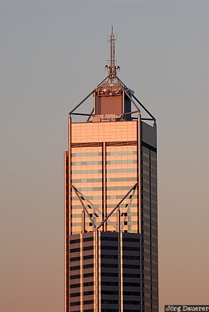 Australia, Western Australia, Perth, evening light, skyscraper, Australien, Down Under, WA