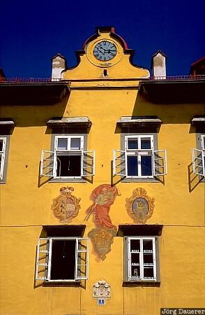 house, windows, Klagenfurt, Kärnten, Kaernten, Austria, Österreich, Oesterreich