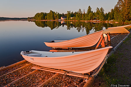Kangasala Sunrise FIN, Finland, Kangasala, Pirkanmaa, boat, dinghy, lake