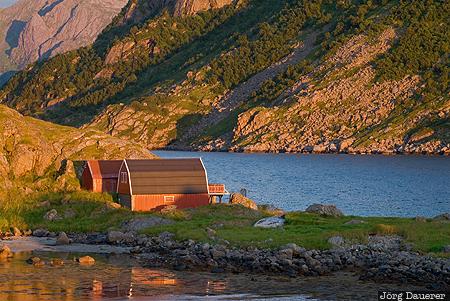 Nordland, Norway, Skårvågen, Straumsjøen, evening light, island, Langøya, Norwegen, Norge