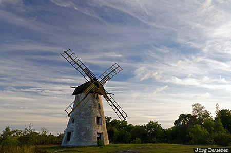 Fårösund, Gotland, SWE, Sweden, blue sky, clouds, decay