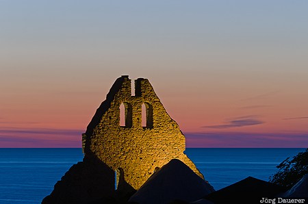 Gotland, SWE, Sweden, Visby, baltic sea, church, decay