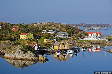 Kyrkesund, SWE, Sweden, V&auml;stra G&ouml;taland, baltic sea, colorful, H&auml;r&ouml;n