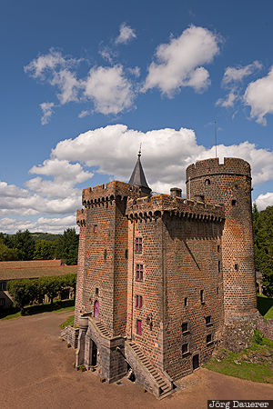 Château-Dauphin Auvergne, FRA, France, Pontgibaud, blue sky, castle, Château-Dauphin, Frankreich