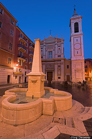 FRA, France, Nice, Nizza, Provence-Alpes-Côte d'Azur, blue hour, côte d'Azur, Frankreich, Provence-Alpes-Cote d'Azur