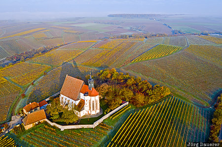 Maria im Weingarten Volkach, Bavaria, DEU, Germany, autumn, chapel, church, Deutschland, Bayern
