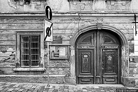 umperk CZE, Czech Republic, Mährisch-Schönberg, umperk, black and white, cobblestone, decaying, Olomoucký kraj, Tschechien, Olomoucky kraj
