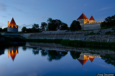 EST, Estonia, Saaremaa, Tori, Arensburg, Baltic Sea, blue hour, Kuressaare