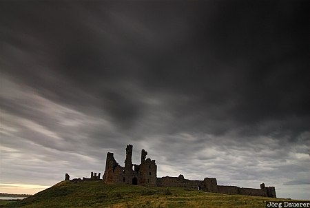 United Kingdom, Northumberland, Craster, ruin, castle, coast, sea, Dunstanburgh, Großbritannien, Vereinigtes Königreich, Grossbritannien, Vereinigtes Koenigreich
