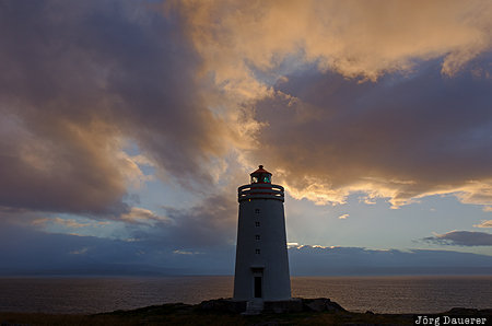 Skarðsviti Lighthouse Hvammstangi, Iceland, ISL, Norðurland Vestra, evening light, lighthouse, Skarðsviti, Nordurland Vestra