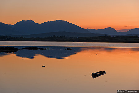 Clifden, Republic of Ireland, IRL, Roundstone, boat, Connemara, Galway, Ireland, Irland