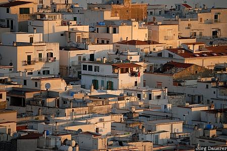 Gargano, Italy, Vieste, houses, maze of houses, sunrise, Apulia, Italien, Italia, Apulien, Puglia