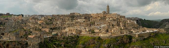 Matera, Basilicata, Italy, Europe, panorama, classical view, cave, Italien, Italia