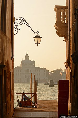 Street Lamp ITA, Italy, Sestière di San Marco, Veneto, Venezia, balcony, morning light