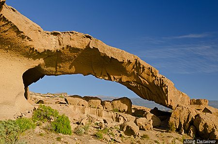 Arco Roca Canarias, ESP, Poris de Abona, Spain, Villa De Arico, arch, blue sky