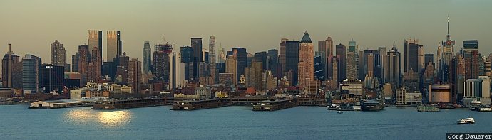 hudson river, Manhattan, New Jersey, New York, skyline, skyscrapers, United States, USA, Vereinigte Staten, NY, New York City, Big Apple