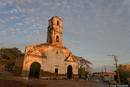 Iglesia de Santa Ana CUB, Cuba, La Popa, Sancti Spíritus, church, clouds, evening light, Trinidad, Kuba, Sancti Spiritus
