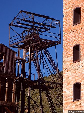 Kelly, ghost town, Mine, New Mexico, Magdalena, United States, Neu Mexiko, USA, Vereinigte Staten, NM