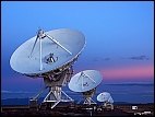 Colorful sky at VLA