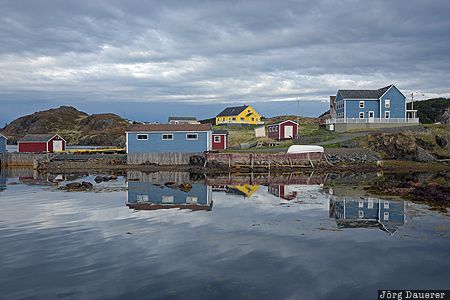 CAN, Canada, Newfoundland, Twillingate, clouds, colorful, evening light, Kanada