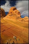 Sandstone and clouds