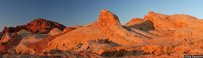 Valley of Fire Morning United States, Nevada, Overton, Kaolin, morning light, rocks, sandstone, USA, Vereinigte Staten