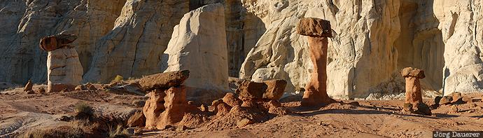 Rimrock Hoodoo Paria, United States, USA, Utah, evening light, hoodoo, Kanab, Vereinigte Staten, UT