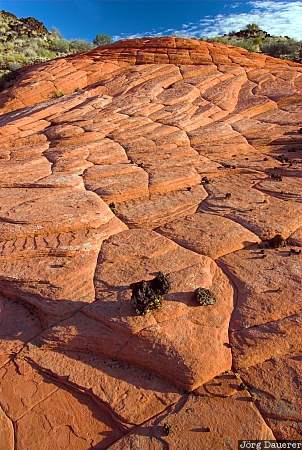 United States, Utah, Ivins, blue sky, clouds, pattern, rocks, USA, Vereinigte Staten, UT