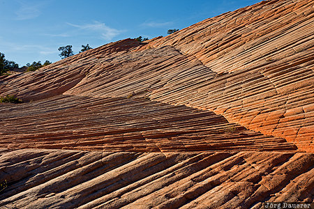 Harrisburg, United States, USA, Utah, blue sky, Candy Cliffs, Dixie National Forest, Vereinigte Staten, UT