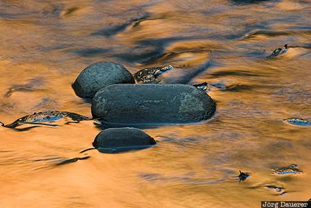 canyon, flowing water, motion, reflexion, rocks, Springdale, United States