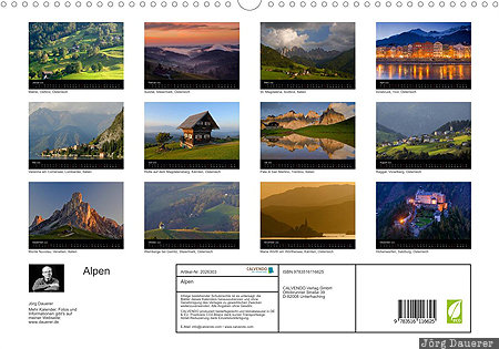 Alps, Index Page, calendar, Alpen