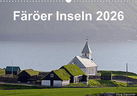 Vidareidi, Vidoy, Northern Islands, Faroe Islands, F&auml;r&ouml;er Inseln, Denmark, calendar, F&auml;r&ouml;er-Inseln, Faeroeer-Inseln