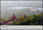 Calendar Myanmar September: Sandamuni Pagoda