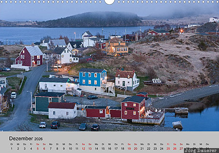 Trinity, Bonavista Peninsula, Newfoundland and Labrador, Canada, Neufundland, Newfoundland, calendar, Kanada