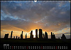 Calendar Scotland July: Callanish Stones