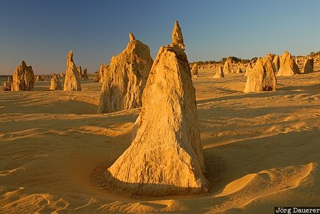 Australia, Western Australia, Nambung National Park, evening light, sky, blue sky, rocks, Australien, Down Under, WA