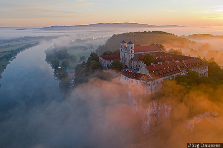 Lesser Poland, Piekary, POL, Poland, Tyniec, fog, mist