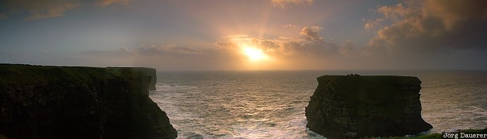 Ireland, County Clare, Kilkee, Cill Chaoi, Republic of Ireland, atlantic ocean, cliffs, Clare, Irland
