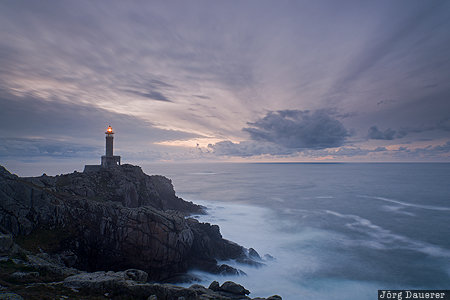 Barizo, ESP, Galicia, Spain, atlantic ocean, blue hour, cliffs, Spanien, Espana