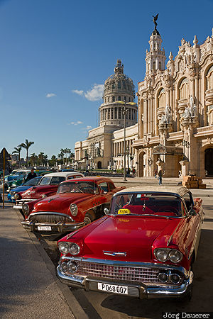 Centro Habana, CUB, Cuba, La Habana, blue sky, capitol, Classic Cars, Havana, Kuba, Havanna