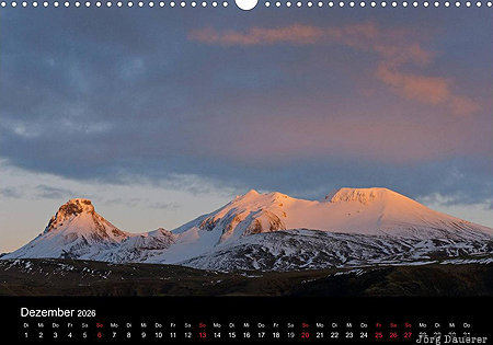 Kerlingarfj&ouml;ll, Su&eth;urland, Iceland, calendar, December, Kerlingarfjoell, Sudurland